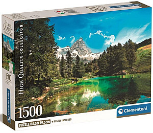 Puzzle Modré jezero 1500 dílků