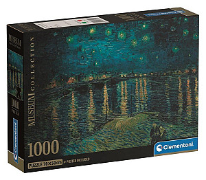Puzzle Museum: Hvězdná noc nad Rhônou 1000 dílků