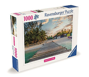 Puzzle Nádherné ostrovy: Maledivy 1000 dílků