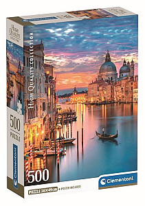 Puzzle Osvětlené Benátky 500 dílků