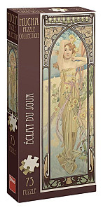 Puzzle Panoramic Alfons Mucha: Záře dne 75 dílků