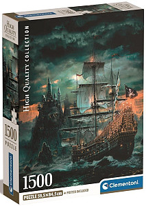Puzzle Pirátská loď 1500 dílků