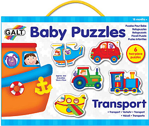 Puzzle pro nejmenší – dopravní prostředky 2.