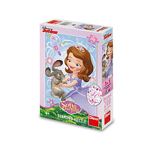 Puzzle Sofie a králíček diamon 200 dílků