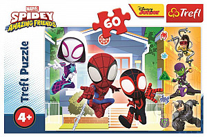 Puzzle Spiderman - Ve světě Spideyho 60 dílků