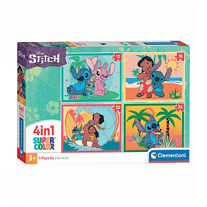 Puzzle Stitch 4v1 (12+16+20+24 dílků)
