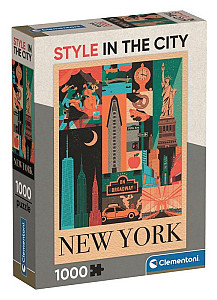 Puzzle Styl ve městě: New York 1000 dílků