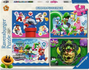 Puzzle Super Mario 4x100 dílků