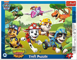 Puzzle Tlapková patrola: Úžasné psí triky/25 dílků