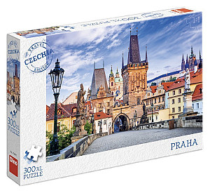Puzzle TRAVEL Malostranská mostecká věž 300 XL dílků