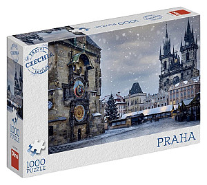 Puzzle TRAVEL Zimní orloj 1000 dílků