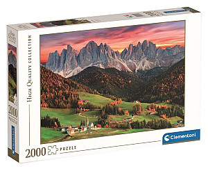 Puzzle Údolí Val di Funes 2000 dílků