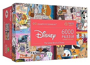 Puzzle UFT: Velká kniha Disney 6000 dílků