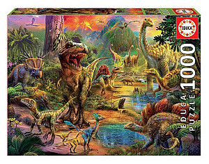 Puzzle Území dinosaurů 1000 dílků