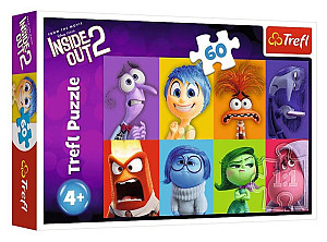 Puzzle V hlavě 2: Poznej své emoce 60 dílků