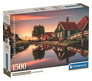 Puzzle Zaanse Schans 1500 dílků