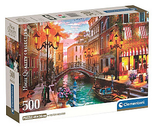 Puzzle Západ slunce nad Benátkami 500 dílků