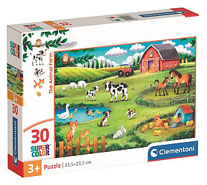 Puzzle Zvířecí farma 30 dílků
