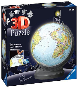 3D Puzzle-Ball: Svítící globus 540 dílků