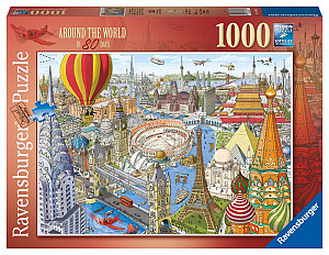 Ravensburger Puzzle - Cesta kolem světa za 80 dní 1000 dílků