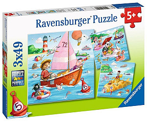 Puzzle Disney: Přání 3x49 dílků