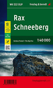 Rax - Schneeberg 1:40 000 / Turistická mapa