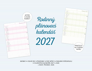 Rodinný plánovací kalendář 2027