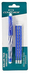Roller CONCORDE Trix gumovatelný, modrý + 3 ks náplně