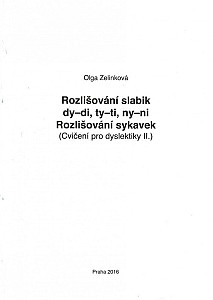 Rozlišování slabik dy-di, ty-ti, ny-ni - Cvičení pro dyslektiky II.