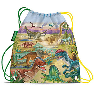 Sáček na přezůvky/sportovní potřeby Jurassic adventure