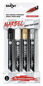 Sada akrylových fixů Marbel 0,7mm BASIC