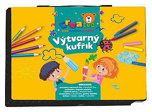 Sada na malování - Art box kreativní sada created v plastovém kufříku