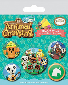 Sada odznaků Animal Crossing