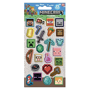 Samolepky 3D Minecraft