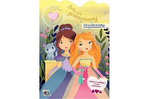 Šaty pro princezny - Tvarované oblékání se samolepkami