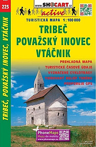 SC 225 Tribeč, Považský Inovec, Vtáčnik 1:100 000