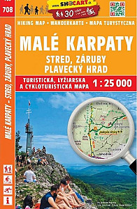 SC 708 Malé Karpaty - Záruby, Plav.hrad, 1:25 000