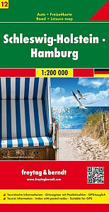 Schleswig-Holstein,Hamburg/Šlesvicko-Holštýnsko,Hamburk 1:200T/automapa