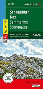 Schneeberg - Rax 1:50 000 / turistická, cyklistická a rekreační mapa