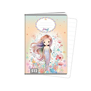 Sešit A5, 10 listů, typ 512 Mermaid