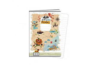 Sešit A5, 20 listů, typ 523 Let’s be Pirates