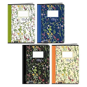 Sešit A5, 40 listů, typ 544 Květiny