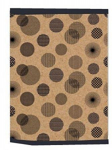 Sešit A5 linkovaný Spot kraft