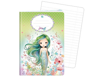 Sešit A6, 40 listů, typ 644 Mermaid