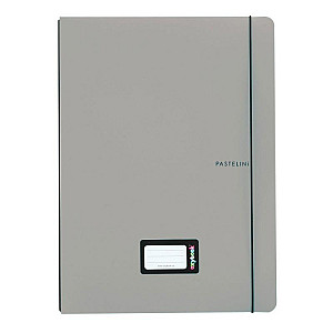 Sešit PP Oxybook A4 40 listů Pastelini -  šedá