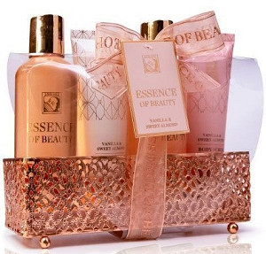 Set koupelový ESSENCE OF BEAUTY v kovové vaničce