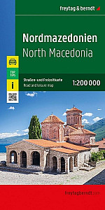 Severní Makedonie 1:200 000 / automapa + volnočasová mapa