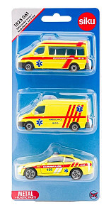 SIKU Set ambulance sada 3 aut