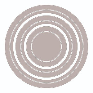 Sizzix Framelits Vyřezávací kovové šablony - Kruhy 6 ks