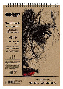 Skicák spirála A4 - 80/90g/60arch